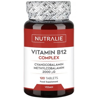 Comprar NUTRALIE VITAMINA B12 COMPLEX 120 COMPRIMIDOS al mejor precio en NuestraFarma, tu farmacia online