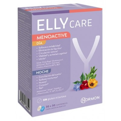 Comprar ELLYCARE MENOACTIVE DIA Y NOCHE 60 COMPRIMIDOS al mejor precio en NuestraFarma, tu farmacia online