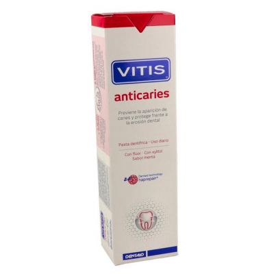 Comprar VITIS ANTICARIES PASTA DENTIFRICA 100 ML al mejor precio en NuestraFarma, tu farmacia online