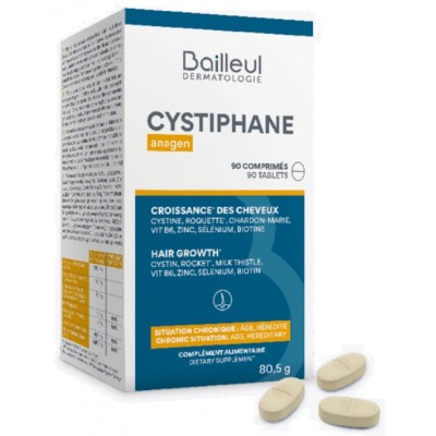 Comprar CYSTIPHANE ANAGEN 90 COMPRIMIDOS al mejor precio en NuestraFarma, tu farmacia online
