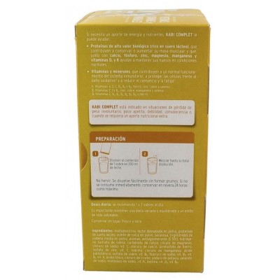 Comprar KABI COMPLET POLVO SABOR VAINILLA 7 SOBRES al mejor precio en NuestraFarma, tu farmacia online