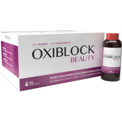 Comprar OXIBLOCK BEAUTY 15 VIALES MONODOSIS 30 ML al mejor precio en NuestraFarma, tu farmacia online