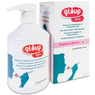 GLOUP ZERO GEL PARA LA INGESTA DE MEDICAMENTOS SABOR FRAMBUESA 500 ML