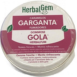 HERBALGEM CARAMELOS GARGANTA FUMADORES 45G