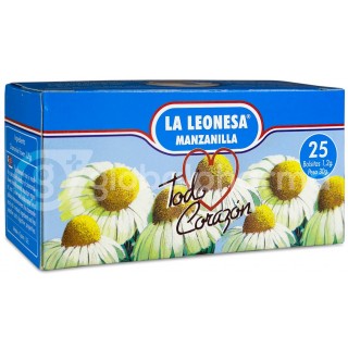 LA LEONESA MANZANILLA DULCE 25 BOLSAS