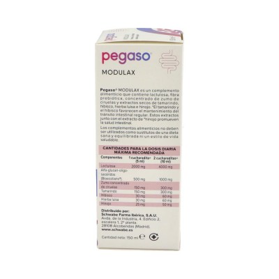 Comprar PEGASO MODULAX 150 ML al mejor precio en NuestraFarma, tu farmacia online