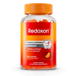 REDOXON ADVANCE DEFENSAS GUMMIES SABOR NARANJA 60 CARAMELOS DE GOMA
