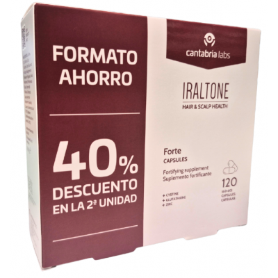 Comprar IRALTONE FORTE DUPLO 2 X 60 CAPSULAS al mejor precio en NuestraFarma, tu farmacia online