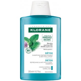 KLORANE CHAMPU A LA MENTA BIO 200 ML
