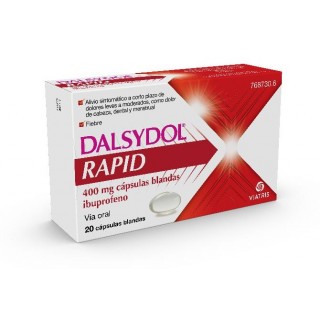 DALSYDOL RAPID 400 MG 20 CAPSULAS BLANDAS