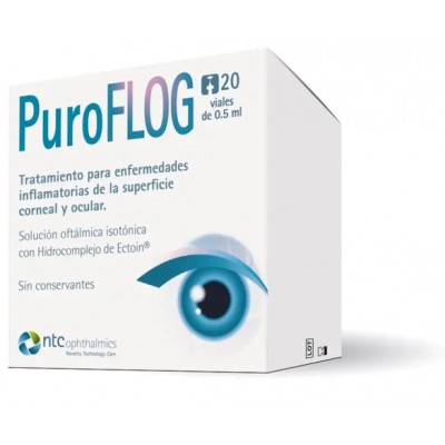 Comprar PUROFLOG SOLUCION OFTALMICA 20 VIALES 0,5 ML al mejor precio en NuestraFarma, tu farmacia online