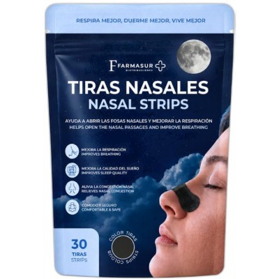 Comprar FARMASUR TIRAS NASALES COLOR NEGRO 30 UNIDADES al mejor precio en NuestraFarma, tu farmacia online