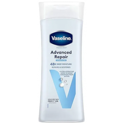 Comprar VASELINE INTENSIVE CARE ADVANCED REPAIR 48 H DEEP MOISTURE FRAGANCE FREE 400 ML al mejor precio en NuestraFarma, tu farmacia online
