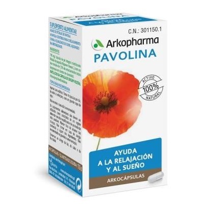 Comprar ARKOCAPSULAS PAVOLINA 50 CAPSULAS al mejor precio en NuestraFarma, tu farmacia online