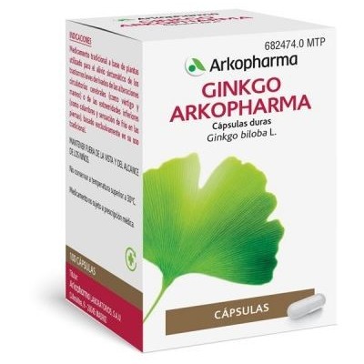 Comprar GINKGO ARKOPHARMA 180 MG 100 CAPSULAS al mejor precio en NuestraFarma, tu farmacia online