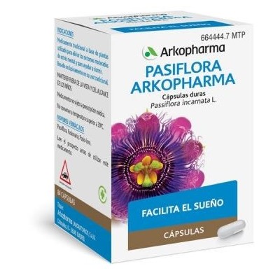 Comprar PASIFLORA ARKOPHARMA 300 MG 84 CAPSULAS al mejor precio en NuestraFarma, tu farmacia online