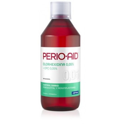 Comprar PERIO AID CHX 0,05% + CPC 0,05% MANTENIMIENTO Y CONTROL COLUTORIO 1000 ML al mejor precio en NuestraFarma, tu farmacia online