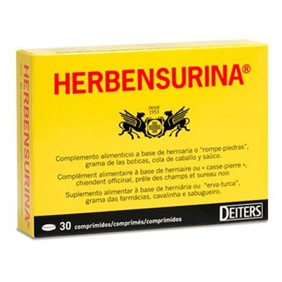 Comprar HERBENSURINA RENAL 30 COMPRIMIDOS al mejor precio en NuestraFarma, tu farmacia online