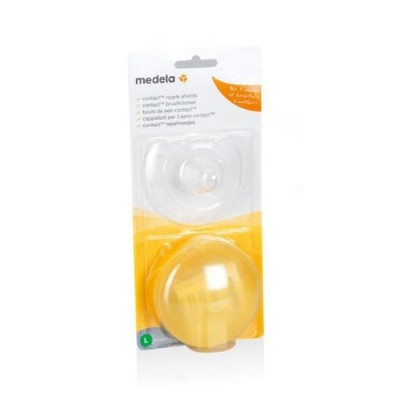 Comprar MEDELA PEZONERA CONTACT SILICONA TALLA L 24 MM 2 UNIDADES al mejor precio en NuestraFarma, tu farmacia online