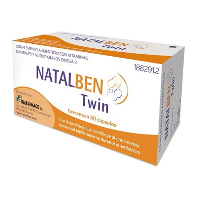 Comprar NATALBEN TWIN 30 CAPSULAS al mejor precio en NuestraFarma, tu farmacia online