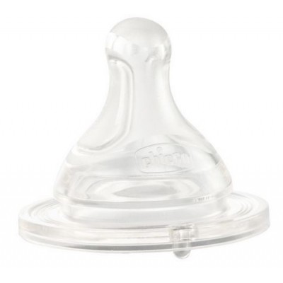 Comprar TETINA SILICONA CHICCO PHYSIO 2M+ FLUJO MEDIO 2 U al mejor precio en NuestraFarma, tu farmacia online