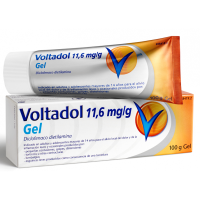 Comprar VOLTADOL 11,6 mg/g GEL CUTANEO 1 TUBO 100 g al mejor precio en NuestraFarma, tu farmacia online