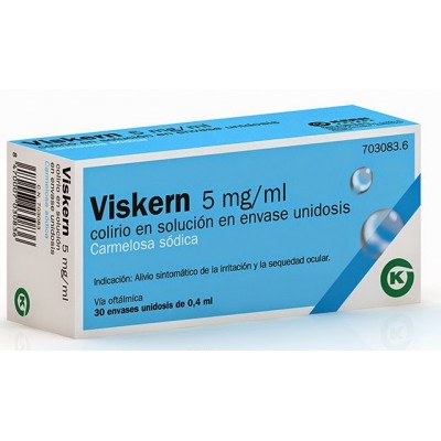 Comprar VISKERN 5 mg/ml COLIRIO EN SOLUCION 30 MONODOSIS 0,4 ml al mejor precio en NuestraFarma, tu farmacia online