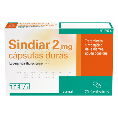 Comprar SINDIAR 2 MG 20 CAPSULAS al mejor precio en NuestraFarma, tu farmacia online