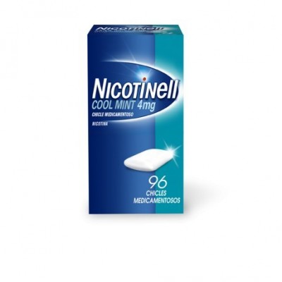 Comprar NICOTINELL COOL MINT 4 MG 96 CHICLES MEDICAMENTOSOS al mejor precio en NuestraFarma, tu farmacia online