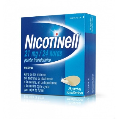 Comprar NICOTINELL 21 mg/24 h 28 PARCHES TRANSDERMICOS 52,5 mg al mejor precio en NuestraFarma, tu farmacia online