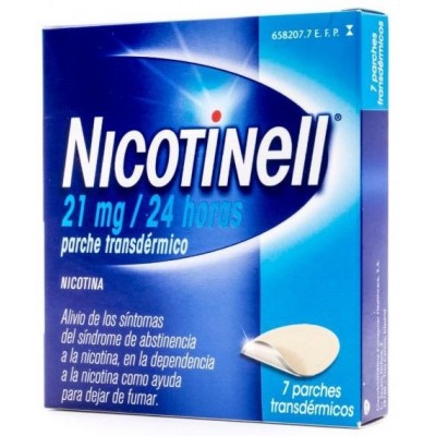 Comprar NICOTINELL 21 mg/24 h 7 PARCHES TRANSDERMICOS 52,5 mg al mejor precio en NuestraFarma, tu farmacia online