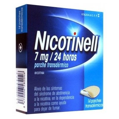 Comprar NICOTINELL 7 mg/24 h 14 PARCHES TRANSDERMICOS 17,5 mg al mejor precio en NuestraFarma, tu farmacia online