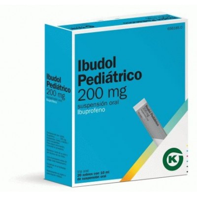 Comprar IBUDOL PEDIATRICO 200 MG 20 SOBRES SUSPENSION ORAL 10 ML al mejor precio en NuestraFarma, tu farmacia online