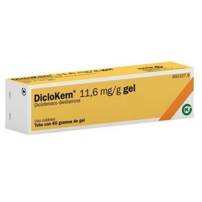 Comprar DICLOKERN 11,6 mg/g GEL CUTANEO 1 TUBO 60 g al mejor precio en NuestraFarma, tu farmacia online
