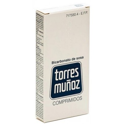 Comprar BICARBONATO DE SOSA TORRES MUÑOZ 500 MG 30 COMPRIMIDOS al mejor precio en NuestraFarma, tu farmacia online