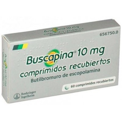 Comprar BUSCAPINA 10 MG 60 COMPRIMIDOS RECUBIERTOS al mejor precio en NuestraFarma, tu farmacia online