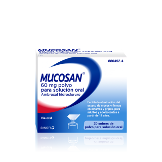 MUCOSAN 60 mg 20 SOBRES POLVO PARA SOLUCION ORAL