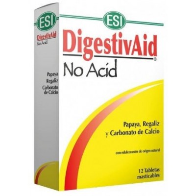Comprar DIGESTIVAID NO ACID 12 TABLETAS al mejor precio en NuestraFarma, tu farmacia online