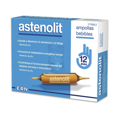 Comprar ASTENOLIT 12 AMPOLLAS BEBIBLES 10 ML al mejor precio en NuestraFarma, tu farmacia online