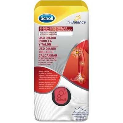 Comprar SCHOLL PLANTILLAS USO DIARIO RODILLA Y TALON IN-BALANCE TALLA S 1 PAR al mejor precio en NuestraFarma, tu farmacia online