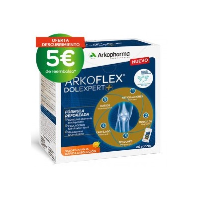 Comprar ARKOFLEX DOLEXPERT+ 20 SOBRES NARANJA al mejor precio en NuestraFarma, tu farmacia online