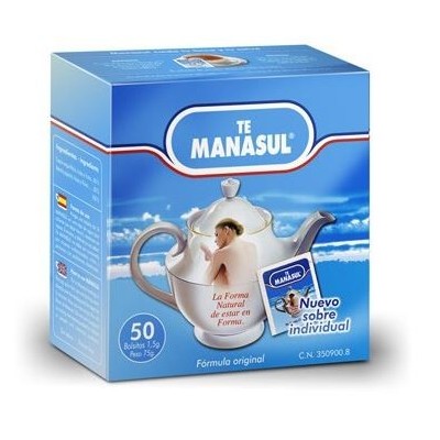 Comprar TE MANASUL TE 50 BOLSITAS al mejor precio en NuestraFarma, tu farmacia online