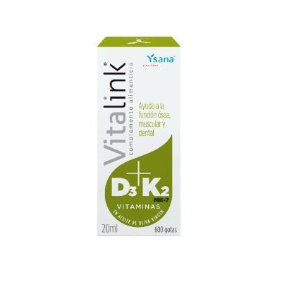 Comprar VITALINK-D3 + K2 GOTAS 20 ML al mejor precio en NuestraFarma, tu farmacia online