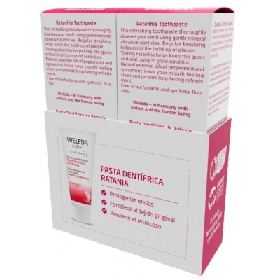 Comprar WELEDA PASTA DENTIFRICA DE RATANIA 75 ML DUPLO al mejor precio en NuestraFarma, tu farmacia online