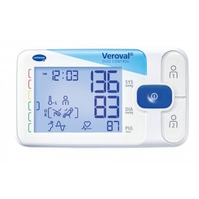 Comprar TENSIOMETRO AUTOMATICO DE BRAZO VEROVAL DUO CONTROL TALLA MEDIANA 1 U al mejor precio en NuestraFarma, tu farmacia online