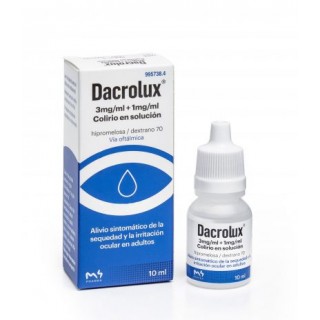DACROLUX 3 mg/ml + 1 mg/ml COLIRIO EN SOLUCION 1 FRASCO 10 ml