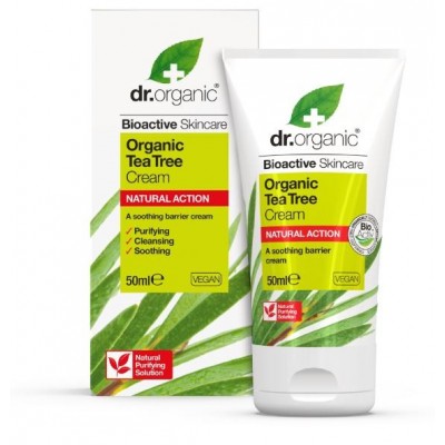 Comprar DR ORGANIC ARBOL DE TE CREMA ANTISEPTICA 50 ML al mejor precio en NuestraFarma, tu farmacia online