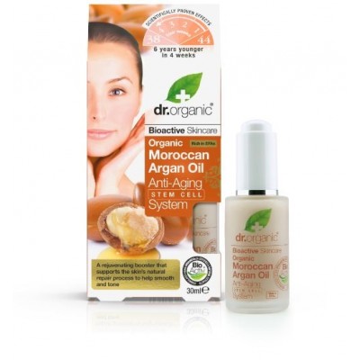 Comprar DR ORGANIC ACEITE DE ARGAN SISTEMA ANTI-EDAD CELULAS MADRE 30 ML al mejor precio en NuestraFarma, tu farmacia online