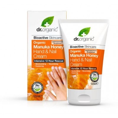 Comprar DR ORGANIC MIEL DE MANUKA CREMA DE MANOS Y UÑAS 125 ML al mejor precio en NuestraFarma, tu farmacia online