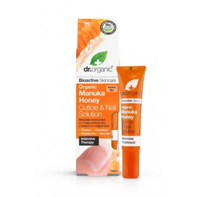 Comprar DR ORGANIC MIEL DE MANUKA SOLUCION UÑAS Y CUTÍCULAS 15 ML al mejor precio en NuestraFarma, tu farmacia online